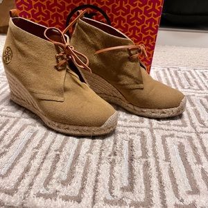 Tory Burch Desert Bootue Wedge